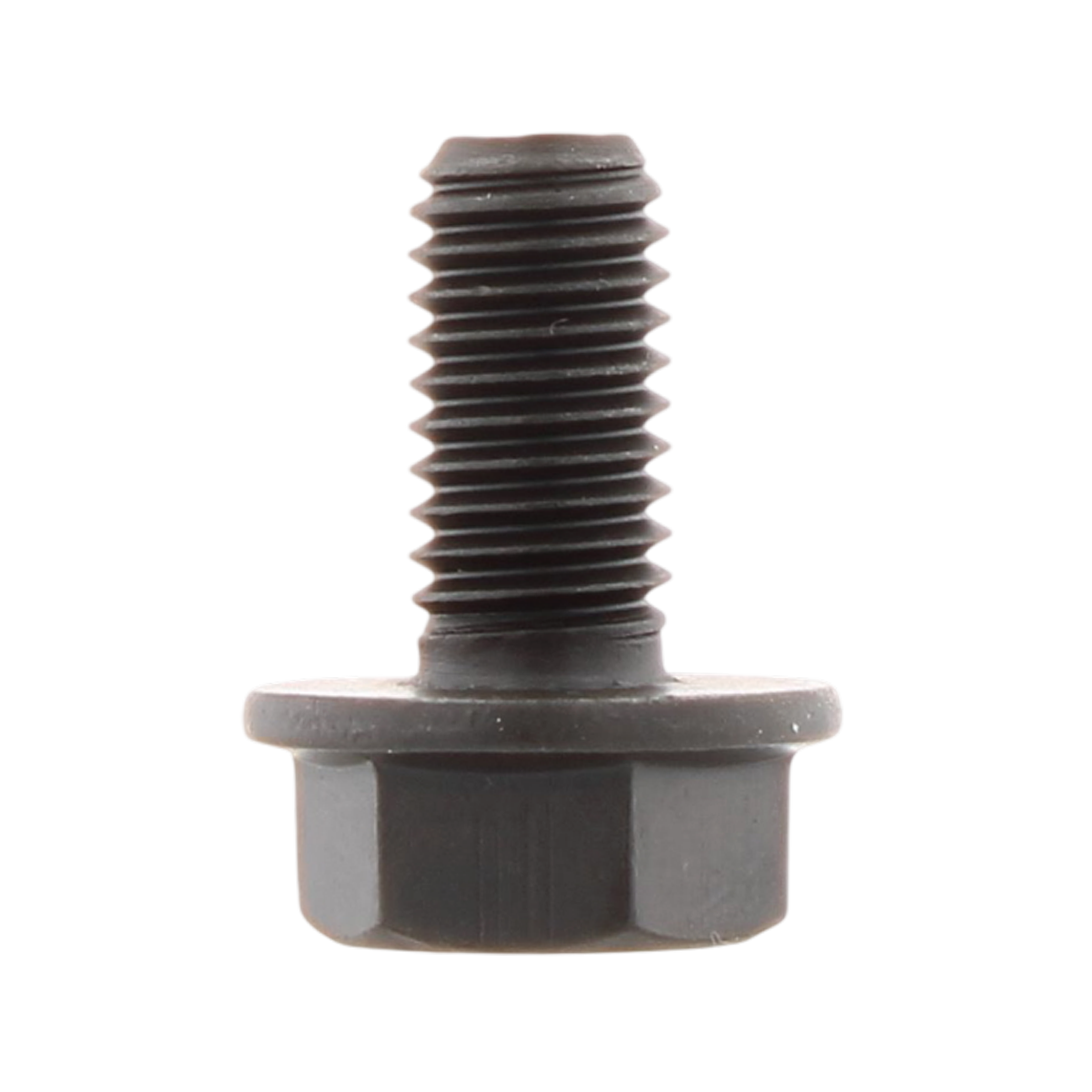 M8X1.25 Flange Bolt Black Stainless Coarse DIN 6921 - BelMetric
